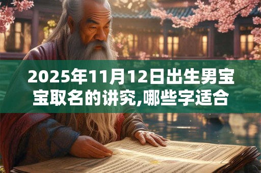 2025年11月12日出生男宝宝取名的讲究,哪些字适合取名