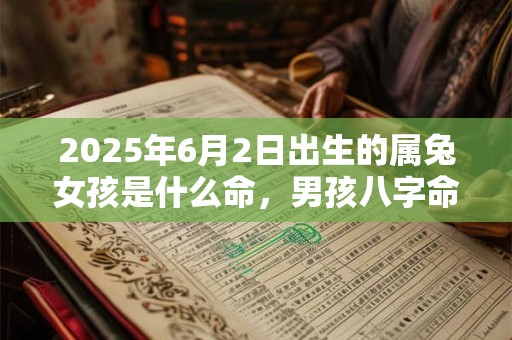 2025年6月2日出生的属兔女孩是什么命，男孩八字命运分析