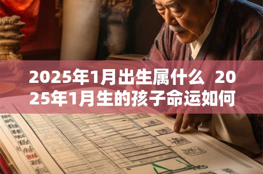 2025年1月出生属什么  2025年1月生的孩子命运如何