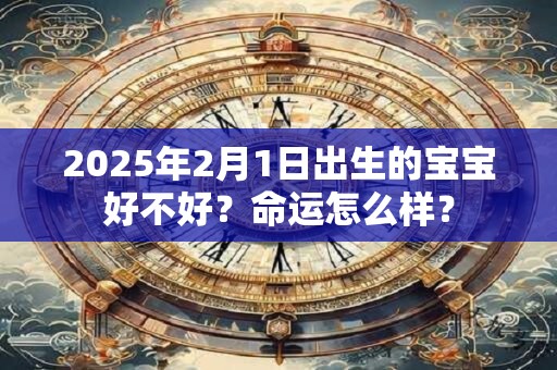 2025年2月1日出生的宝宝好不好？命运怎么样？