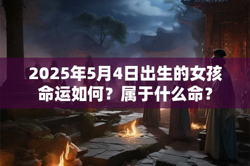 2026年5月4日出生的女孩命运如何？属于什么命？