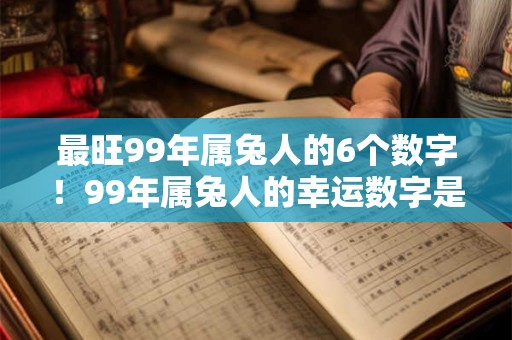 最旺99年属兔人的6个数字！99年属兔人的幸运数字是几