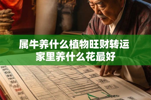 属牛养什么植物旺财转运 家里养什么花最好