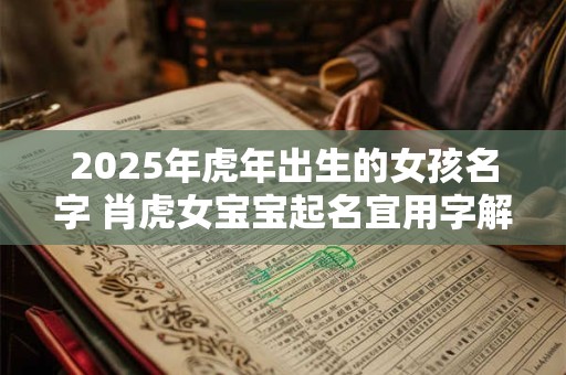 2025年虎年出生的女孩名字 肖虎女宝宝起名宜用字解析
