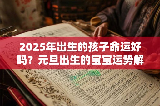 2025年出生的孩子命运好吗？元旦出生的宝宝运势解析