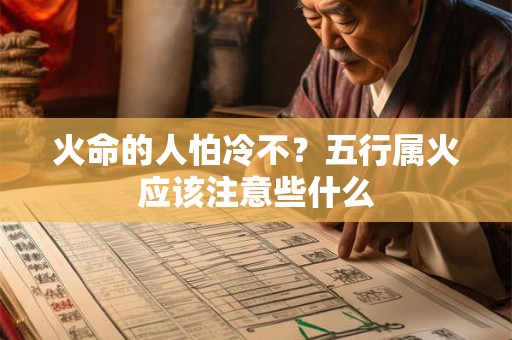 火命的人怕冷不?五行属火应该注意些什么 火命的人怕冷不?五行属火应该注意些什么