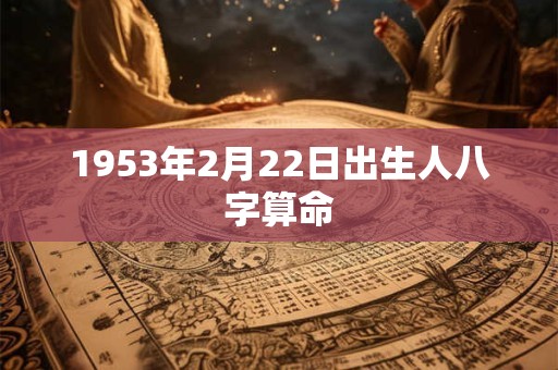1953年2月22日出生人八字算命