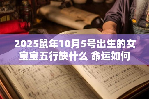 2025鼠年10月5号出生的女宝宝五行缺什么 命运如何
