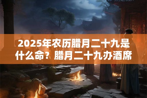 2025年农历腊月二十九是什么命？腊月二十九办酒席好不好？