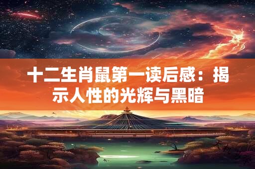 十二生肖鼠第一读后感：揭示人性的光辉与黑暗