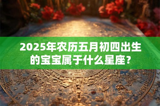 2025年农历五月初四出生的宝宝属于什么星座? 2025年农历五月初四出生的宝宝属于什么星座?