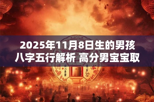 2025年11月8日生的男孩八字五行解析 高分男宝宝取名字