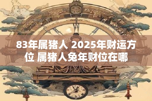 83年属猪人 2025年财运方位 属猪人兔年财位在哪
