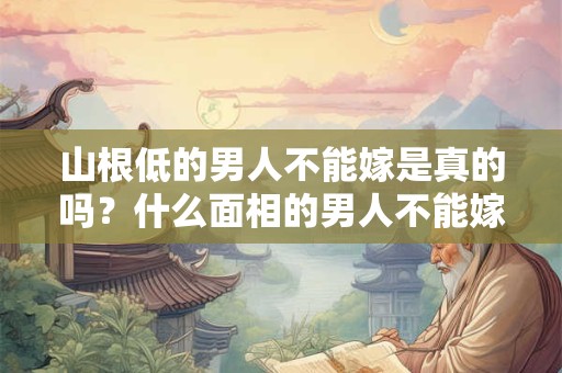山根低的男人不能嫁是真的吗？什么面相的男人不能嫁？