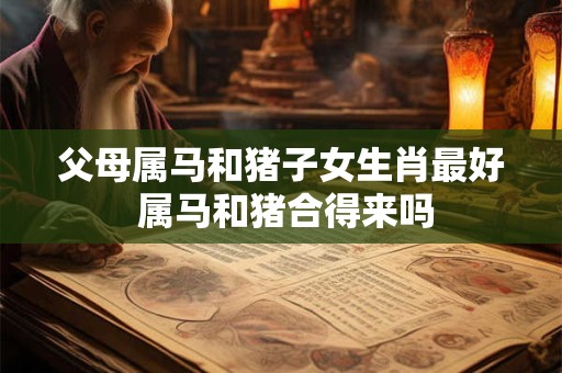 父母属马和猪子女生肖最好 属马和猪合得来吗