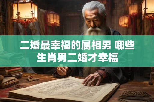 二婚最幸福的属相男 哪些生肖男二婚才幸福