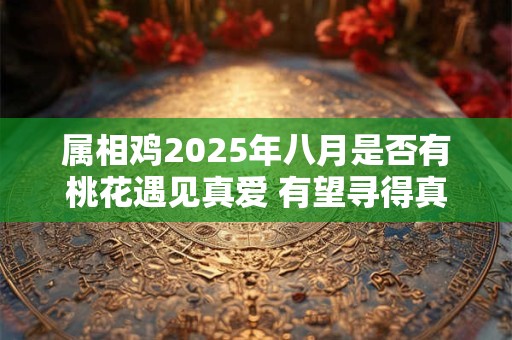 属相鸡2026年八月是否有桃花遇见真爱 有望寻得真爱