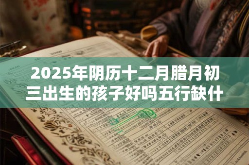 2025年阴历十二月腊月初三出生的孩子好吗五行缺什么