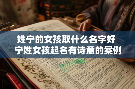 姓宁的女孩取什么名字好 宁姓女孩起名有诗意的案例