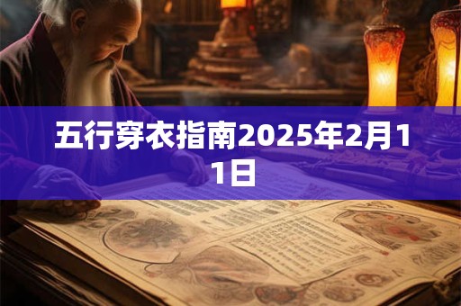 五行穿衣指南2025年2月11日