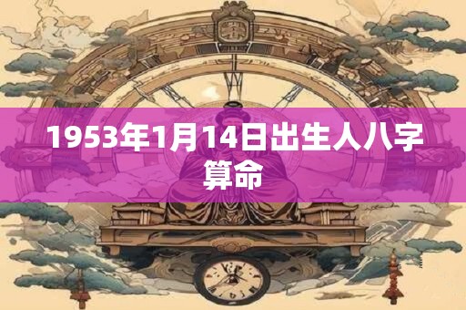 1953年1月14日出生人八字算命