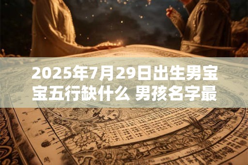 2025年7月29日出生男宝宝五行缺什么 男孩名字最新免费版 2025年7月29日出生男宝宝五行缺什么 男孩名字最新免费版