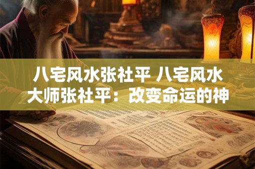 八宅风水张社平 八宅风水大师张社平：改变命运的神秘力量