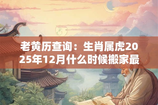 老黄历查询：生肖属虎2025年12月什么时候搬家最好
