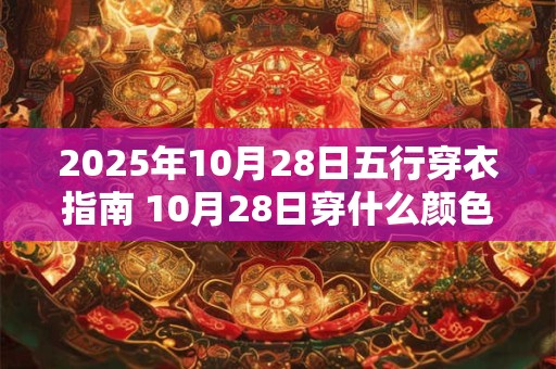 2025年10月28日五行穿衣指南 10月28日穿什么颜色衣服