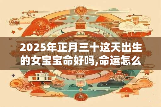 2025年正月三十这天出生的女宝宝命好吗,命运怎么样？