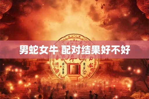 男蛇女牛 配对结果好不好