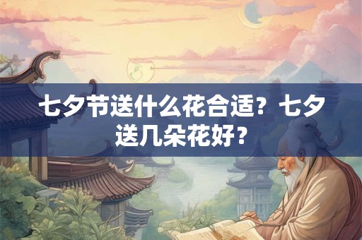 七夕节送什么花合适?七夕送几朵花好? 七夕节送什么花合适?七夕送几朵花好?