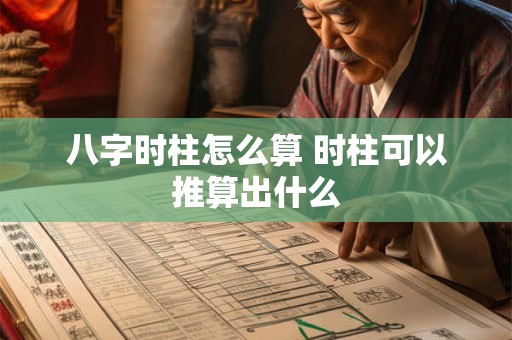 八字时柱怎么算 时柱可以推算出什么