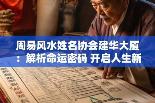 周易风水姓名协会建华大厦：解析命运密码 开启人生新篇章