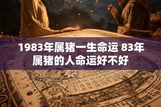 1983年属猪一生命运 83年属猪的人命运好不好