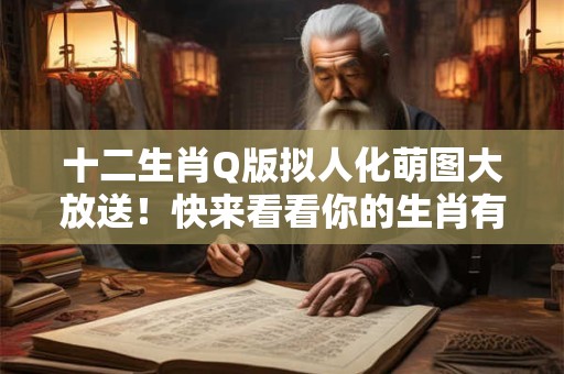 十二生肖Q版拟人化萌图大放送！快来看看你的生肖有多萌！
