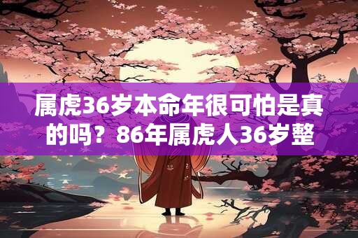 属虎36岁本命年很可怕是真的吗？86年属虎人36岁整体运势