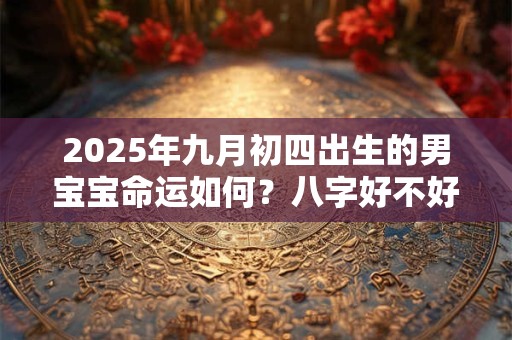 2025年九月初四出生的男宝宝命运如何？八字好不好