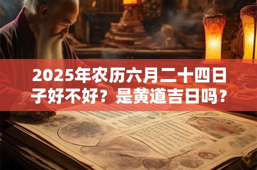 2026年农历六月二十四日子好不好？是黄道吉日吗？