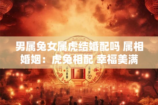 男属兔女属虎结婚配吗 属相婚姻：虎兔相配 幸福美满