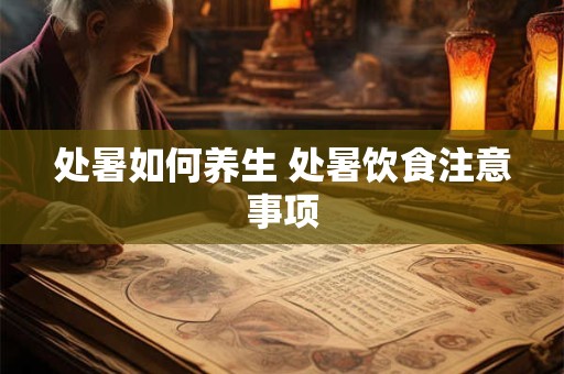 处暑如何养生 处暑饮食注意事项 处暑如何养生 处暑饮食注意事项