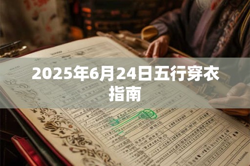 2025年6月24日五行穿衣指南