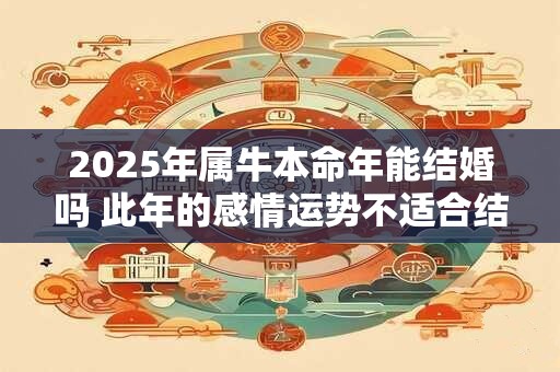 2025年属牛本命年能结婚吗 此年的感情运势不适合结婚