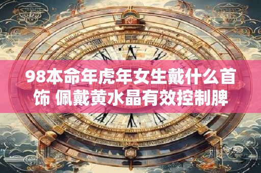 98本命年虎年女生戴什么首饰 佩戴黄水晶有效控制脾气 98本命年虎年女生戴什么首饰 佩戴黄水晶有效控制脾气
