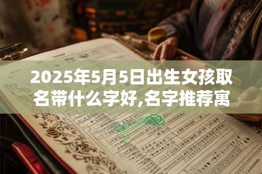2025年5月5日出生女孩取名带什么字好,名字推荐寓意佳 2025年5月5日出生女孩取名带什么字好,名字推荐寓意佳