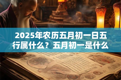 2025年农历五月初一日五行属什么？五月初一是什么日子