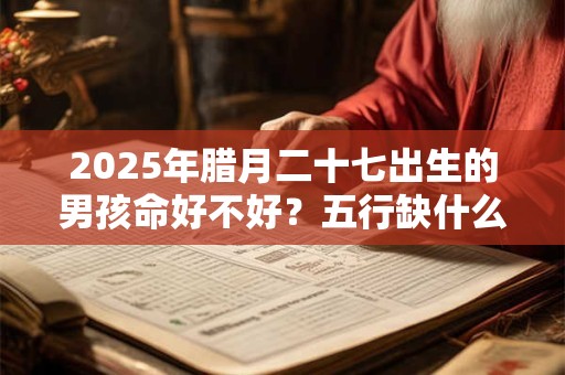 2026年腊月二十七出生的男孩命好不好?五行缺什么 2026年腊月二十七出生的男孩命好不好?五行缺什么