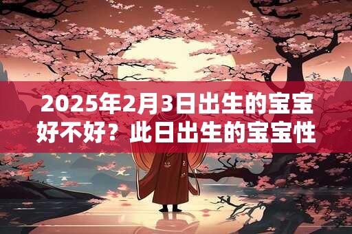 2025年2月3日出生的宝宝好不好？此日出生的宝宝性格