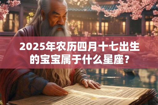 2025年农历四月十七出生的宝宝属于什么星座? 2025年农历四月十七出生的宝宝属于什么星座?