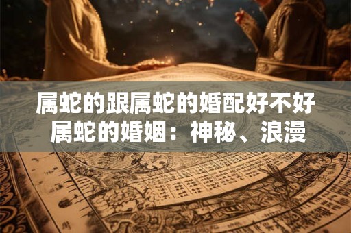 属蛇的跟属蛇的婚配好不好 属蛇的婚姻：神秘、浪漫、幸福